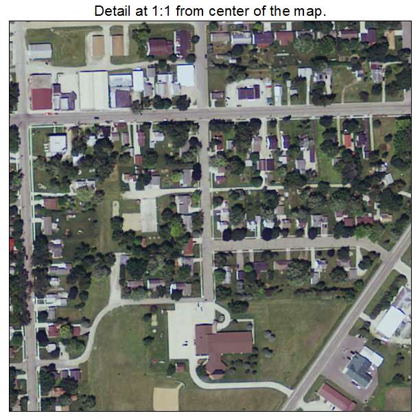 Clarks Grove, Minnesota aerial imagery detail