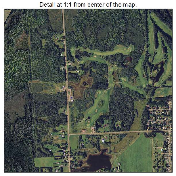 Cloquet, Minnesota aerial imagery detail