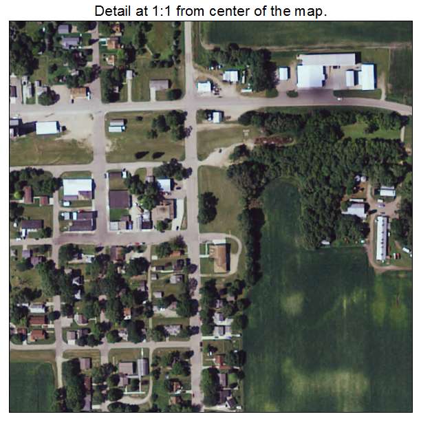 Conger, Minnesota aerial imagery detail