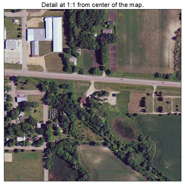 Cosmos, Minnesota aerial imagery detail