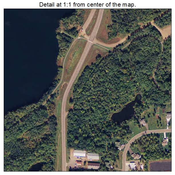 Crosby, Minnesota aerial imagery detail