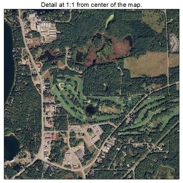 Crosslake, Minnesota aerial imagery detail
