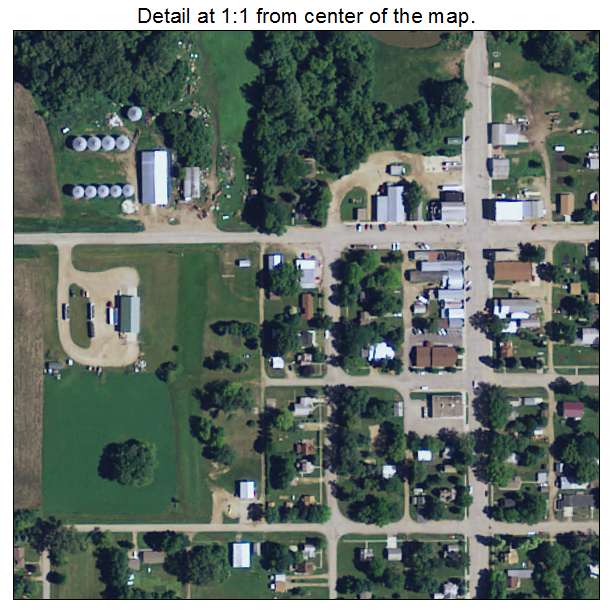 Currie, Minnesota aerial imagery detail