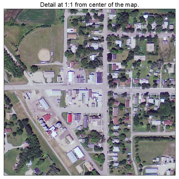Dalton, Minnesota aerial imagery detail