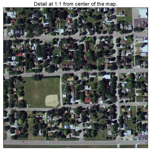 Danube, Minnesota aerial imagery detail
