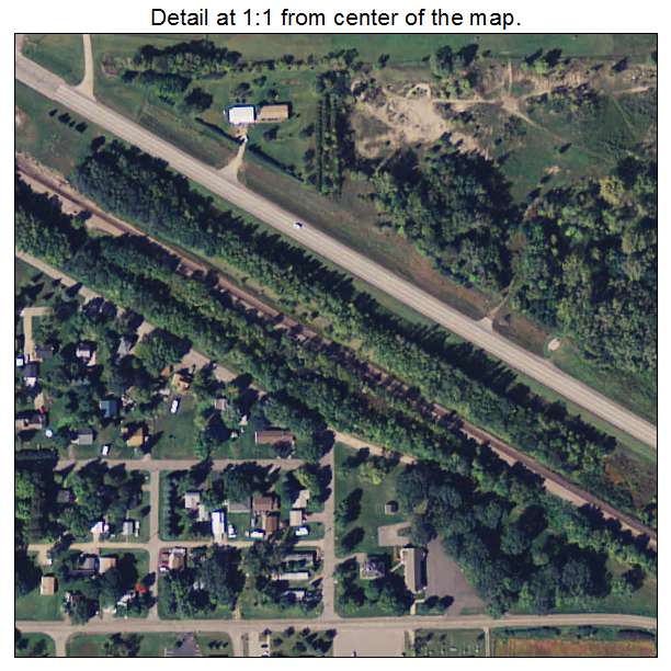 Darwin, Minnesota aerial imagery detail