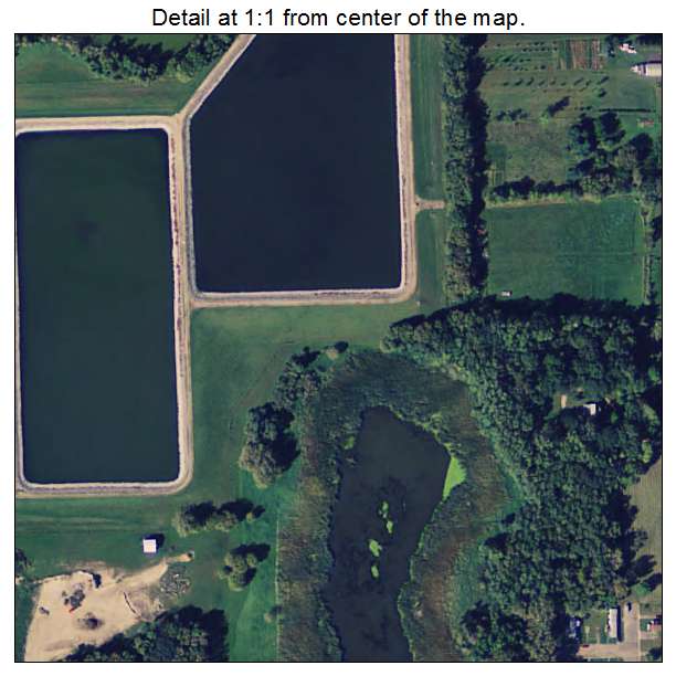 Dassel, Minnesota aerial imagery detail