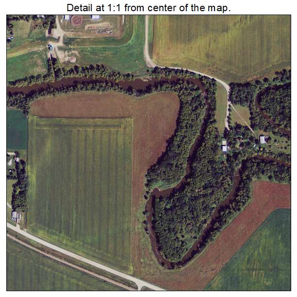 Dawson, Minnesota aerial imagery detail