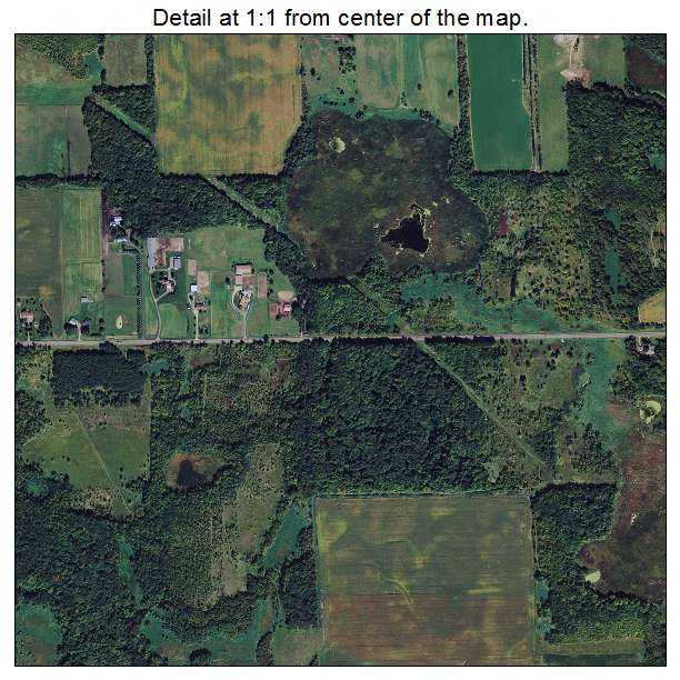 Dayton, Minnesota aerial imagery detail