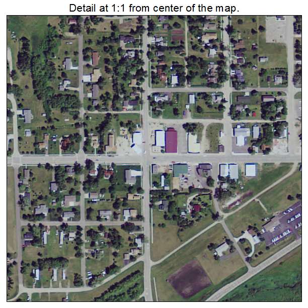 Deer Creek, Minnesota aerial imagery detail