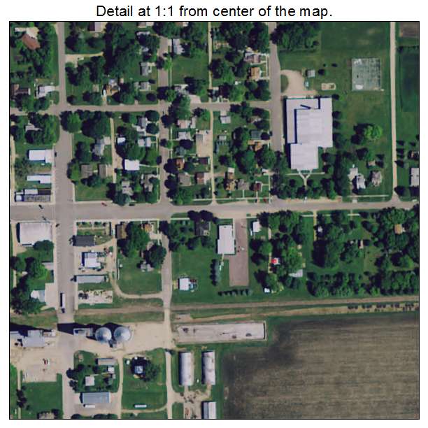 Delavan, Minnesota aerial imagery detail