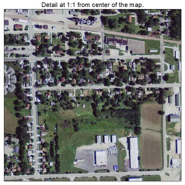Dodge Center, Minnesota aerial imagery detail
