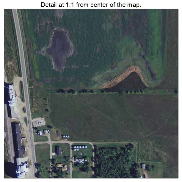 Donaldson, Minnesota aerial imagery detail