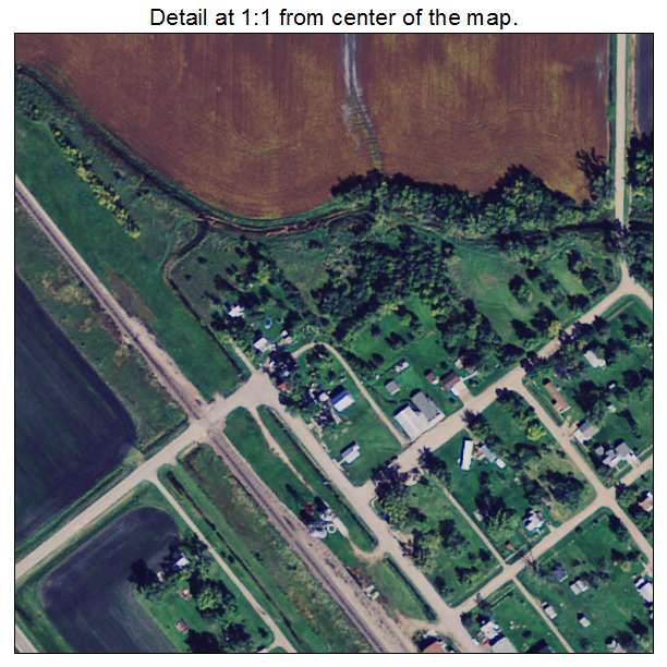 Doran, Minnesota aerial imagery detail