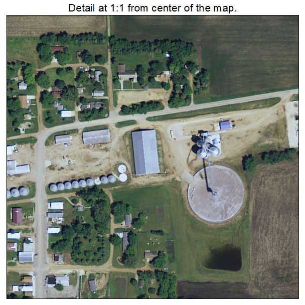 Dovray, Minnesota aerial imagery detail