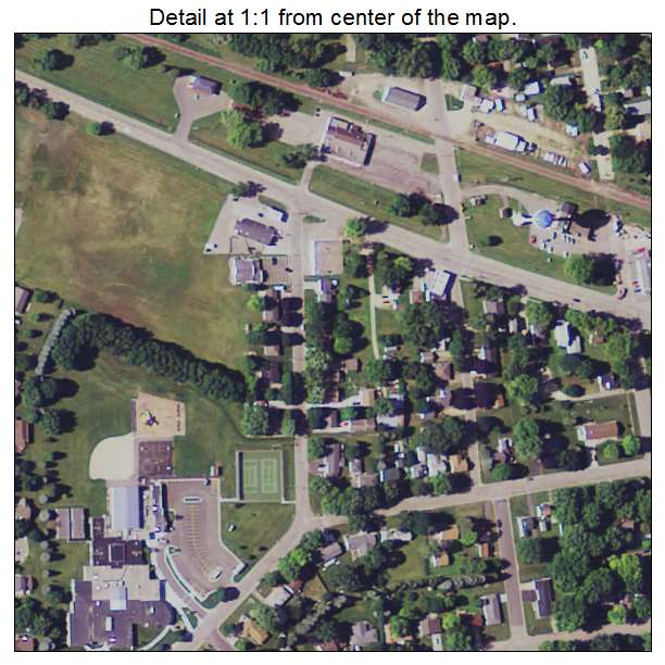 Eagle Lake, Minnesota aerial imagery detail