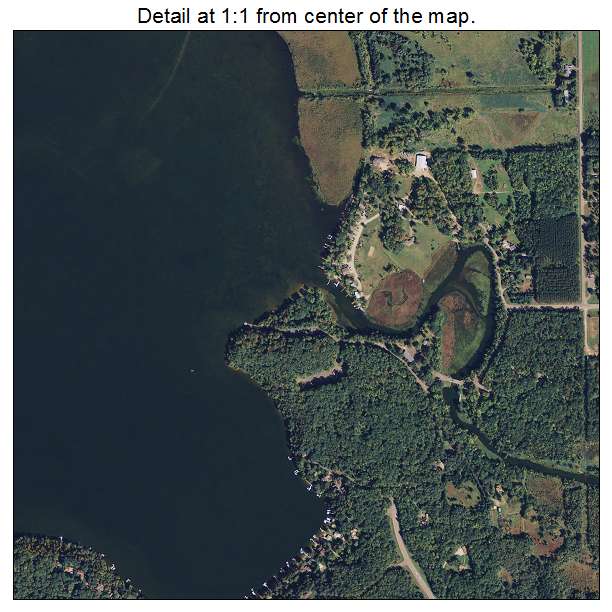East Gull Lake, Minnesota aerial imagery detail