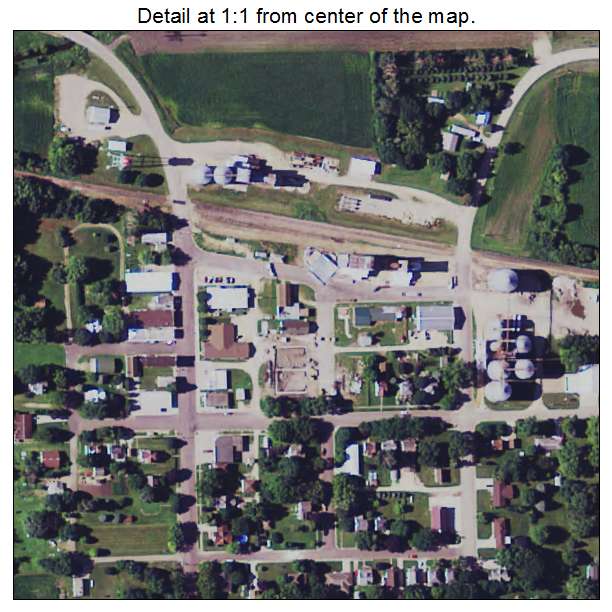 Easton, Minnesota aerial imagery detail