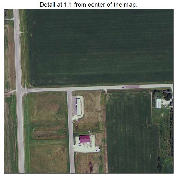 Elgin, Minnesota aerial imagery detail