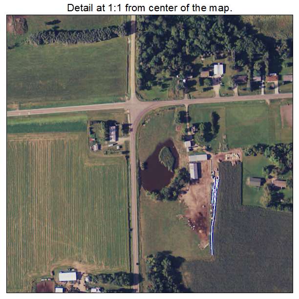 Elmdale, Minnesota aerial imagery detail