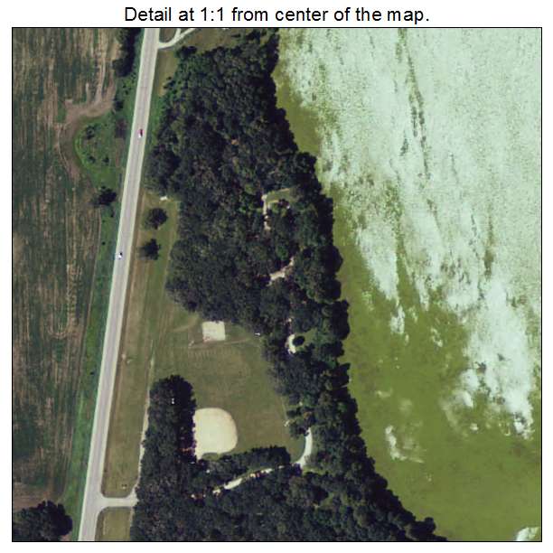 Emmons, Minnesota aerial imagery detail