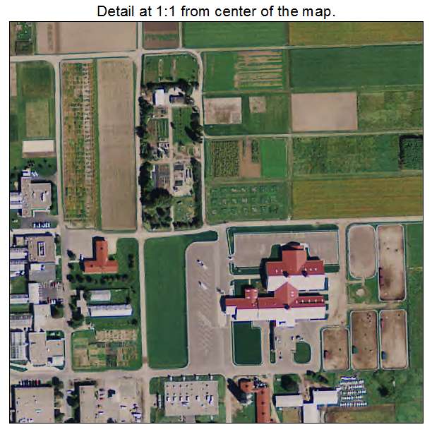 Falcon Heights, Minnesota aerial imagery detail