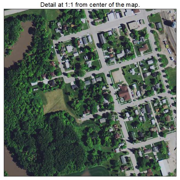 Fisher, Minnesota aerial imagery detail