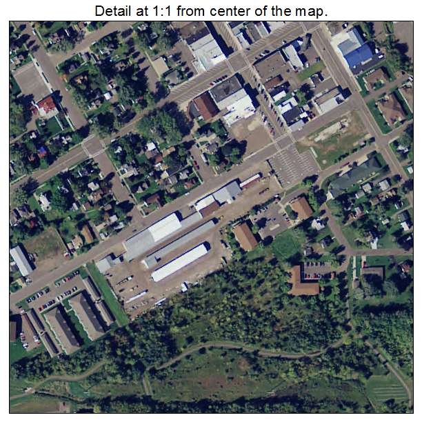 Foley, Minnesota aerial imagery detail