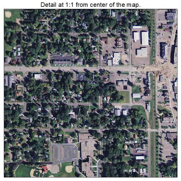 Aerial Photography Map of Forest Lake, MN Minnesota