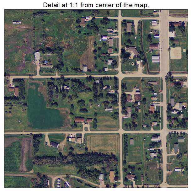 Foxhome, Minnesota aerial imagery detail