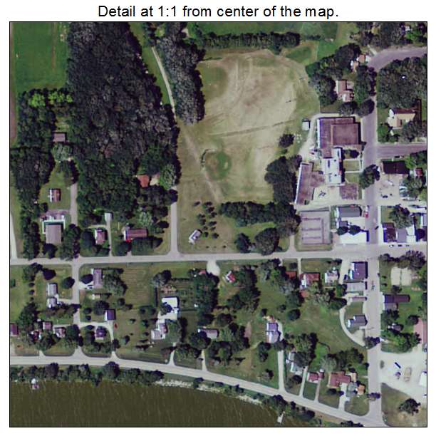 Freeborn, Minnesota aerial imagery detail