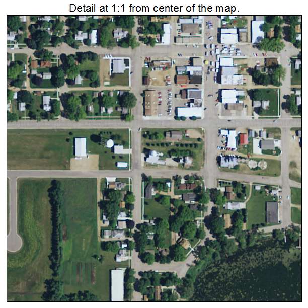 Fulda, Minnesota aerial imagery detail