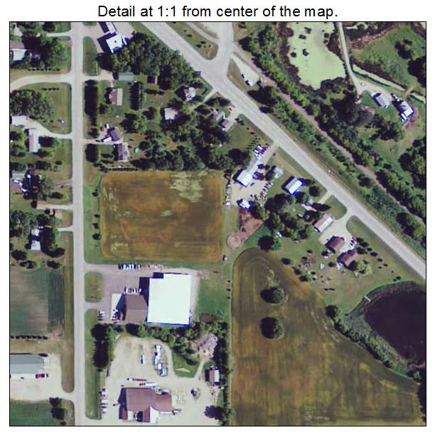 Garfield, Minnesota aerial imagery detail