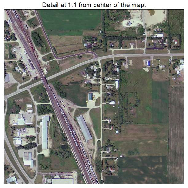 Glenwood, Minnesota aerial imagery detail