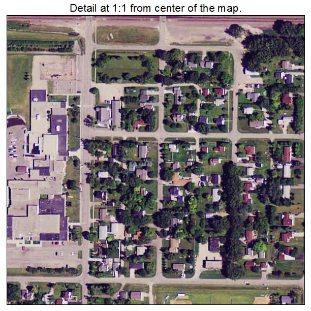 Glyndon, Minnesota aerial imagery detail
