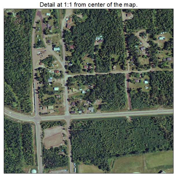 Grand Marais, Minnesota aerial imagery detail