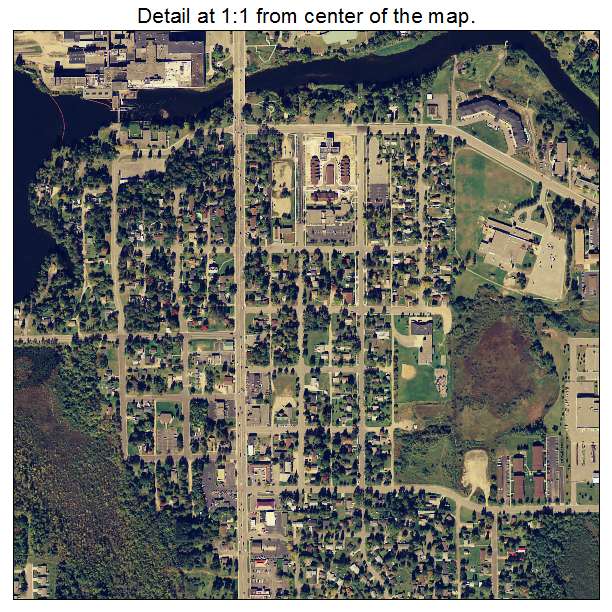 Grand Rapids, Minnesota aerial imagery detail