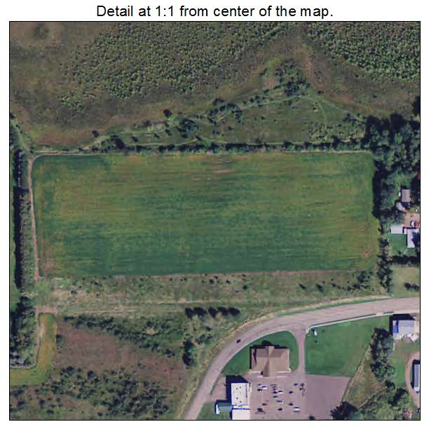 Grasston, Minnesota aerial imagery detail