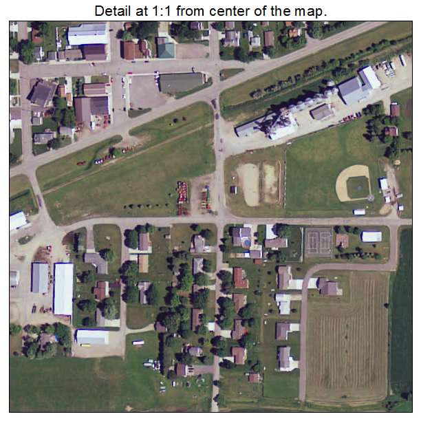 Greenwald, Minnesota aerial imagery detail