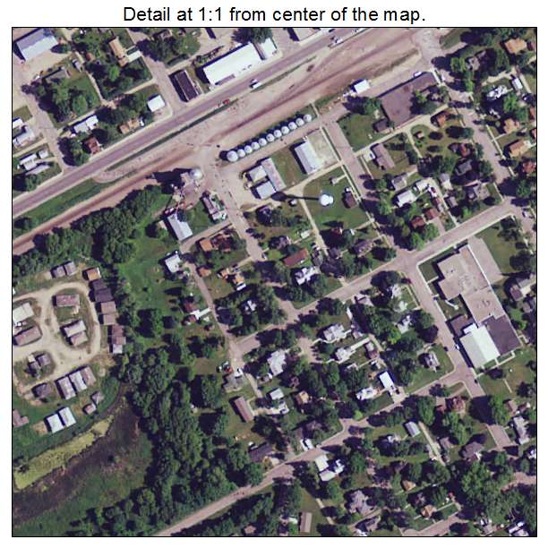 Grove City, Minnesota aerial imagery detail
