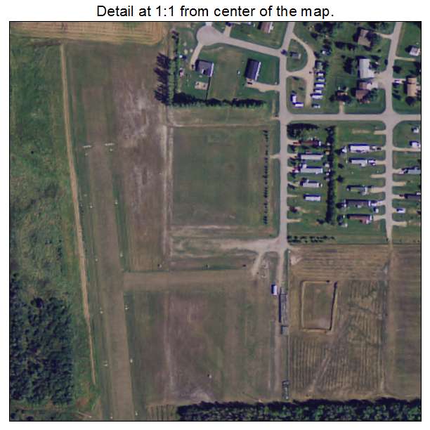 Grygla, Minnesota aerial imagery detail