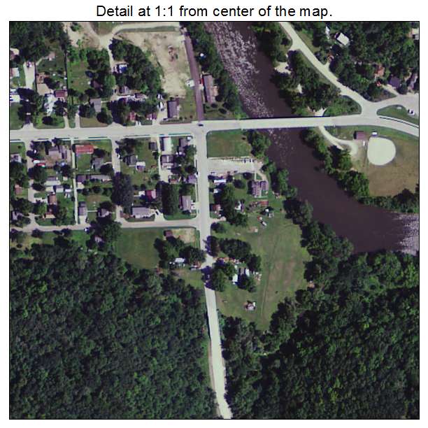 Hammond, Minnesota aerial imagery detail