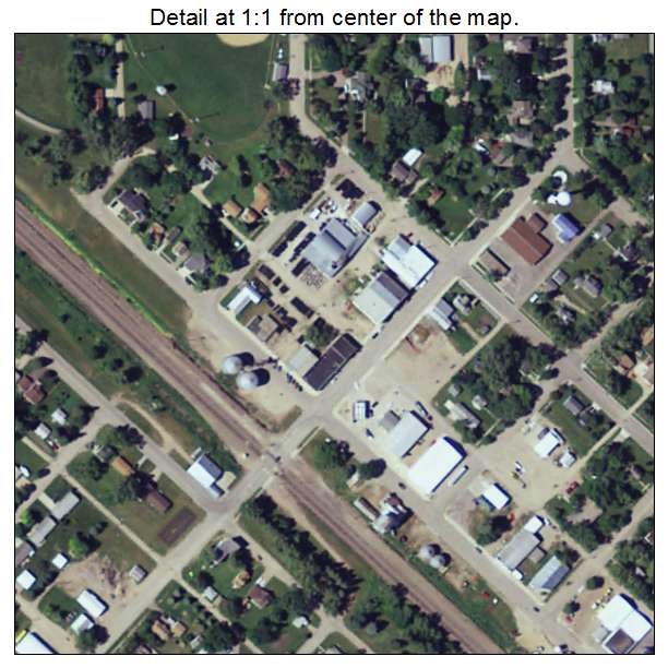 Hancock, Minnesota aerial imagery detail