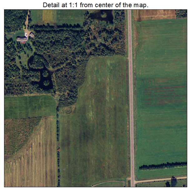 Harding, Minnesota aerial imagery detail