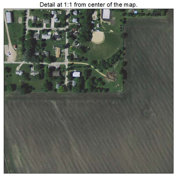 Hardwick, Minnesota aerial imagery detail