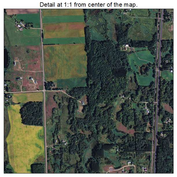 Harris, Minnesota aerial imagery detail