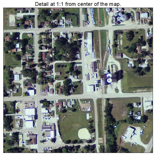 Hartland, Minnesota aerial imagery detail