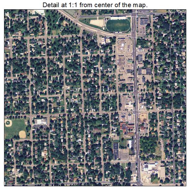 Hastings, Minnesota aerial imagery detail
