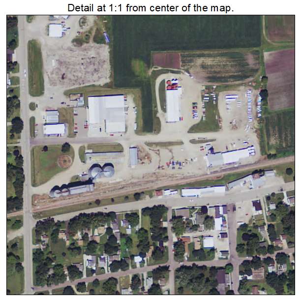 Hayward, Minnesota aerial imagery detail