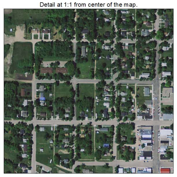 Hendricks, Minnesota aerial imagery detail